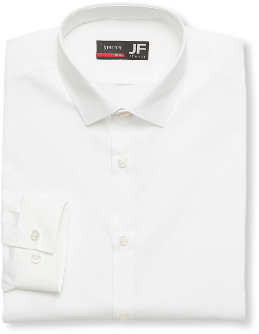 J. Ferrar Ultra Comfort Slim Mens Slim Fit Stretch Fabric Wrinkle Free Long  Sleeve Dress Shirt - JCPenney