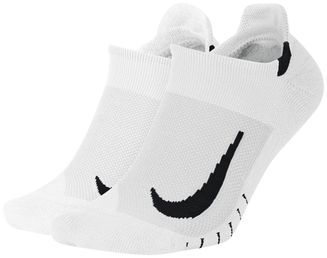 Nike Multiplier Running No-Show Socks (2 Pairs)