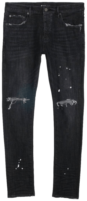 PURPLE BRAND Outlet: Jeans men - Black  PURPLE BRAND jeans P001TDIP online  at