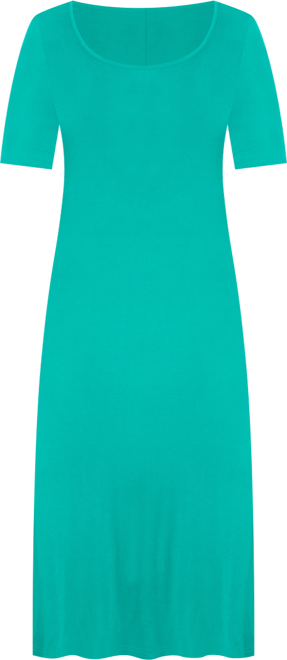 Plus Size Elbow Length Sleeve Maxi Dress