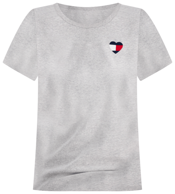 Tommy Hilfiger Women's Embroidered Heart-Logo T-Shirt Macy's