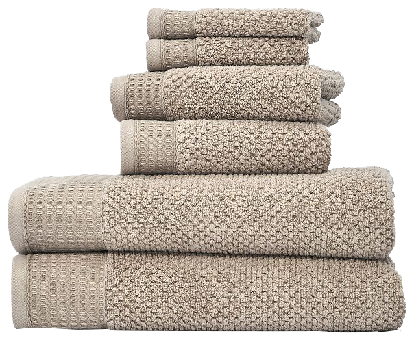 Ugg Basel Stone Gray 6 Piece Towel Set