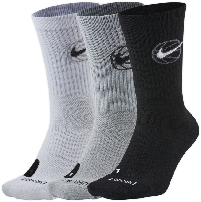 Nike Everyday Crew Basketball Socks (3 Pair)