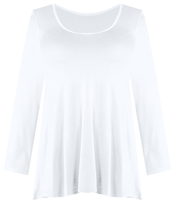 Women's Plus Size Poised Swing Tunic Top