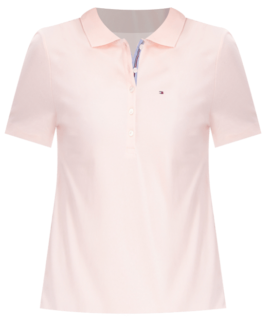 TOMMY HILFIGER - Women's slim polo shirt with signature collar