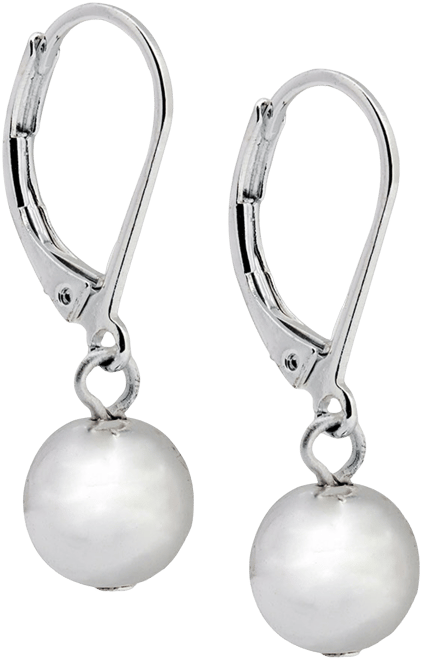Metal Ball Drop Earrings