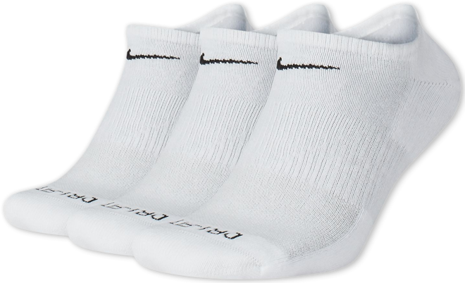 Nike Everyday Plus Cushion Training No-Show Socks (3 Pairs)