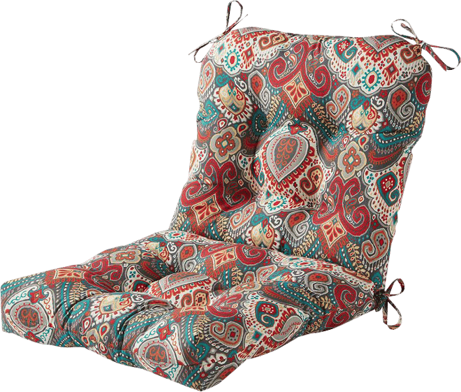 Greendale Home Fashions Outdoor Seat Back Chair Cushion Teal