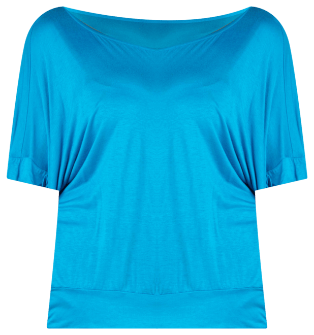 Plus Size Short Sleeve Loose Fitting Dolman Top