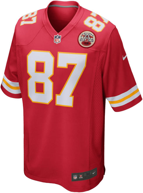 Kansas City Chiefs KELCE 87 ユニフォーム Kansas City Chiefs Travis Kelce #87 White Jersey Size Small