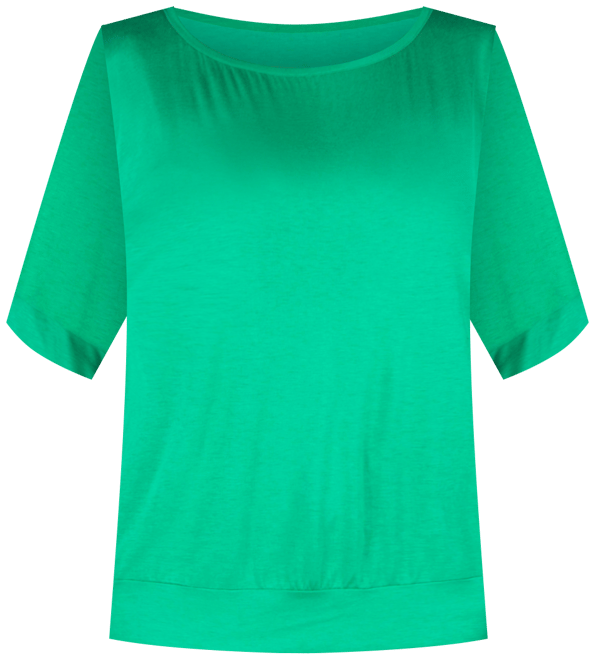 Plus Size Short Sleeve Loose Fitting Dolman Top