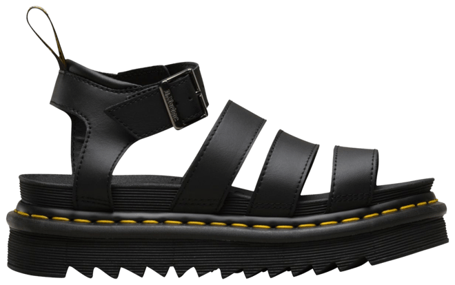 【送料&関税込】Dr. Martens Blaire Sandals In Black Leather Dr Martens Blaire chunky sandals in black | ASOS