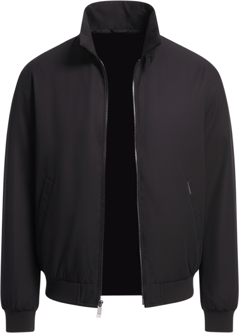Men's Big & Tall Lightweight Full-Zip Bomber Jacket