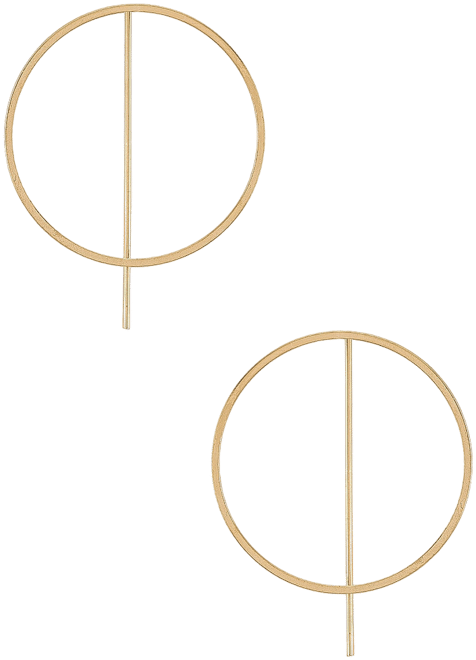 Lights Out Hoop Earrings