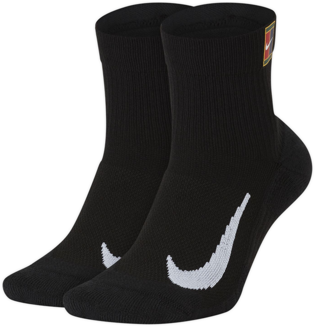 NikeCourt Multiplier Max Tennis Ankle Socks (2 Pairs)