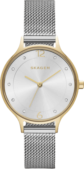 Women's Anita Two-Tone Stainless Steel Mesh Bracelet Watch 30mm