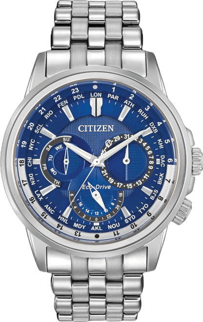 Citizen Men's Eco-Drive Calendrier Stainless Steel Bracelet Watch