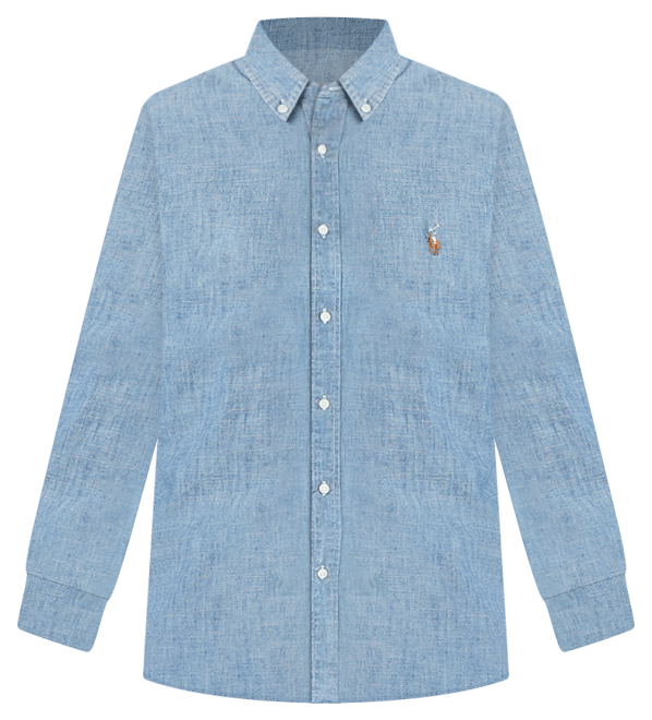 ★★POLO RALPH LAUREN★★ Classic fit indigo chambray camp s Classic Fit Indigo Chambray Shirt | Ralph Lauren