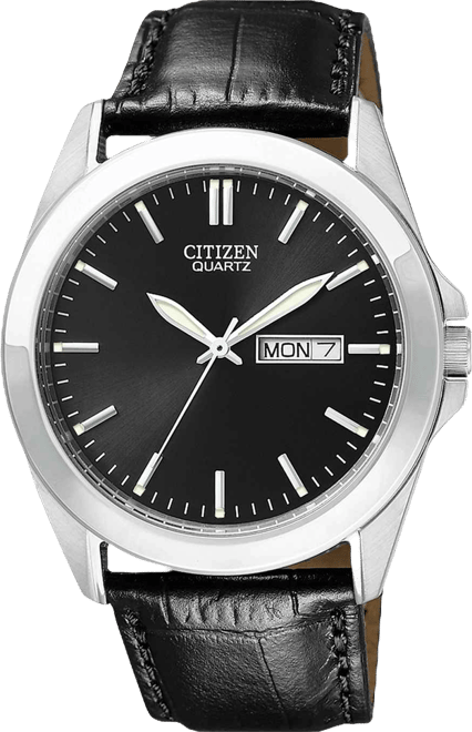 CITIZEN AUTOMATIC 時計 ブラックレザー CITIZEN AUTOMATIC 時計 ブラックレザー