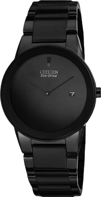 Citizen Men's Eco-Drive Axiom Black Ion-Plated Stainless Steel