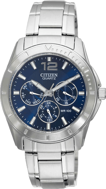 Men's Chronograph Stainless Steel Bracelet Watch 41mm AG8300-52L