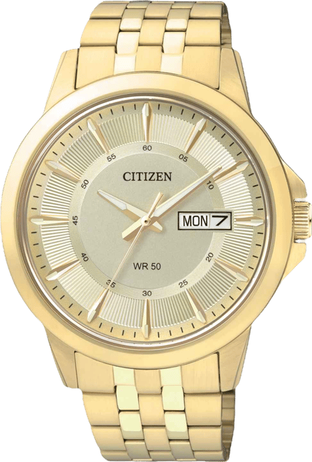 Men's Gold-Tone Stainless Bracelet Watch 41mm BF2013-56P