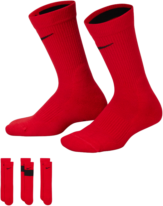 Nike Elite Kids' Basketball Crew Socks (3 Pairs)