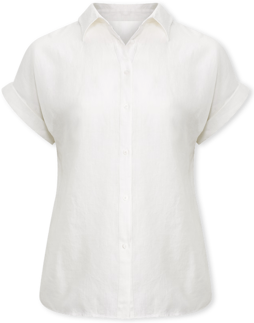 Plus Size Linen Dolman Sleeve Top