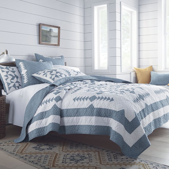 Linden Street Coventry Quilt Color Light Indigo Jcpenney