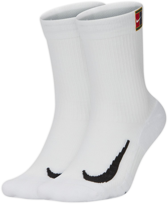 NikeCourt Multiplier Cushioned Tennis Crew Socks (2 Pairs)