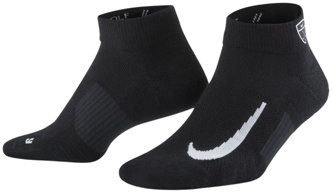Nike Multiplier Low Golf Quarter Socks (2 Pairs)