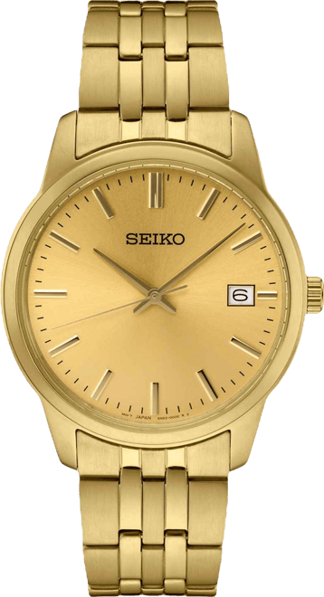 Men's Essential Gold-Tone Stainless Steel Bracelet Watch 40mm