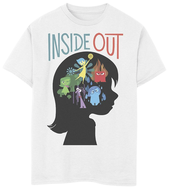 Disney Pixar Inside Out Colorful Circle Group Shot T-Shirt T-Shirt