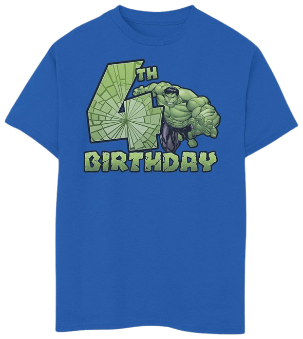 incredible hulk birthday shirt boys