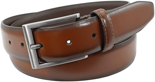 Men's Carmine Leather Belt