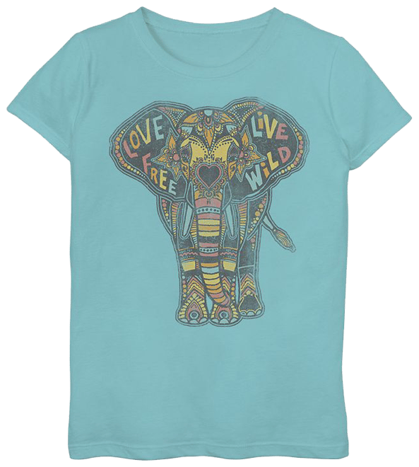 elephant graphic tee