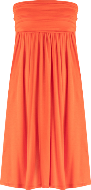 Strapless Empire Waist Mini Dress