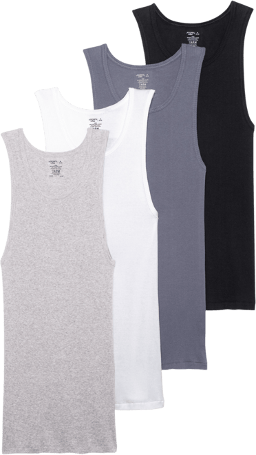 Men's 4-Pack Cotton Tank Tops