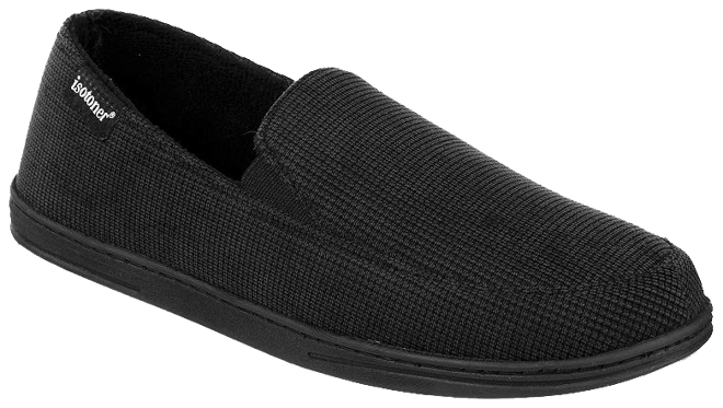 Men's isotoner luke boxed corduroy hot sale moccasin slippers