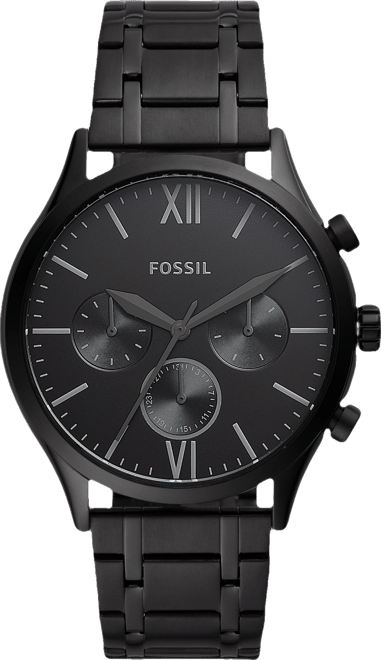 Men's Fenmore Multifunction Black Bracelet Watch 44mm