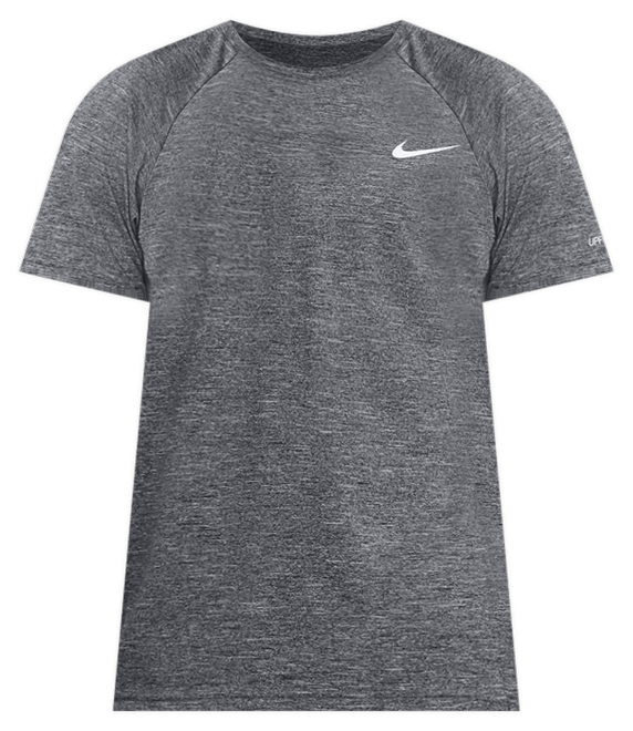 Nike Camiseta Hydroguard de natación de manga corta de tela jaspeada para hombre