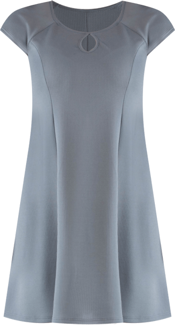 Plus Size Keyhole Neck Dress