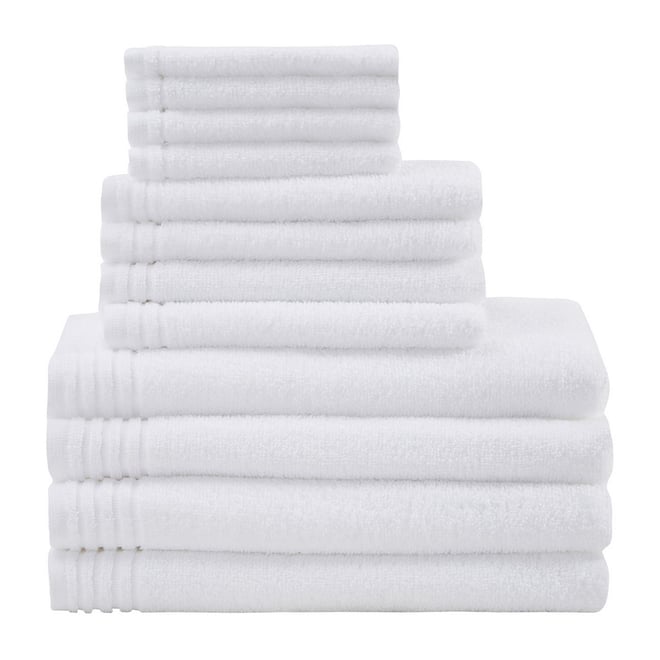 510 DESIGN Big Bundle 100% Cotton 12 Piece Bath Towel Set 28x52, 1 unit -  Fry's Food Stores