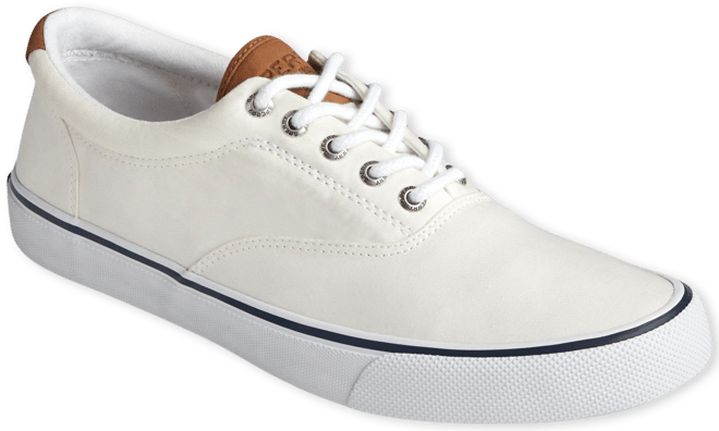 Sperry white outlet mens sneakers