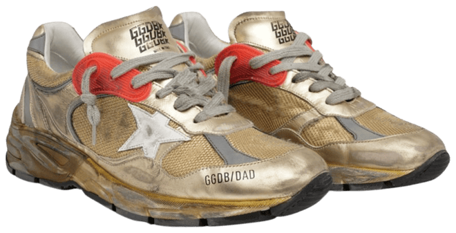 【関税&送料込】Golden  Dad-Star Sneakers Women's Dad-Star gold with white star