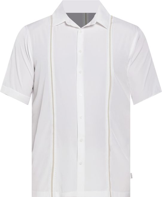 Men's Big & Tall Stripe Short Sleeve Shirt