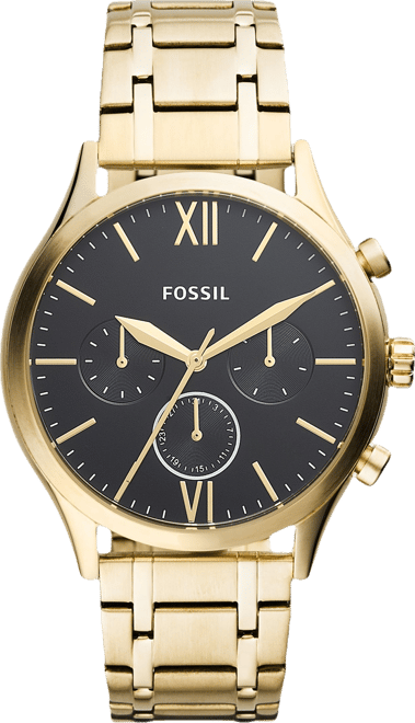 Men's Fenmore Multifunction Gold-Tone Bracelet Watch 44mm