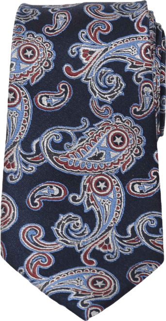 Men's Captain America Paisley Tie