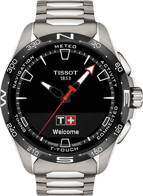 Tissot Men's Swiss T-Touch Connect Solar Titanium Bracelet