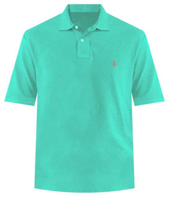 Men's Custom Slim Fit Mesh Polo